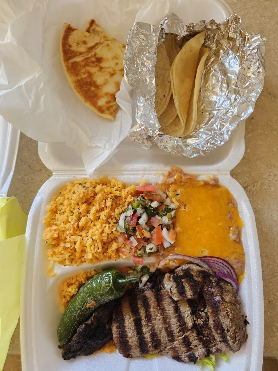 Carne Asada Plate